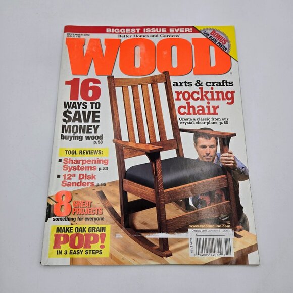 Wood Better Homes & Gardens Magazine Lot December 2001 February October December - Picture 2 of 11